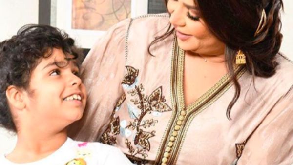 Nawal Al Kuwaitiya had her daughter Hanin at a relatively old age with her husband director Meshaal Al Arouj (Source: nawaalq8 - Instagram)