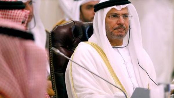 أنور قرقاش وزير الدولة الإماراتي للشؤون الخارجية
