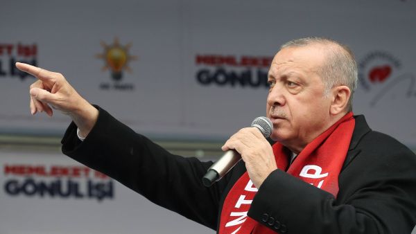 الرئيس التركي رجب طيب إردوغان