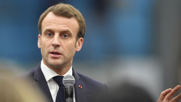 الرئيس الفرنسي إيمانويل ماكرون