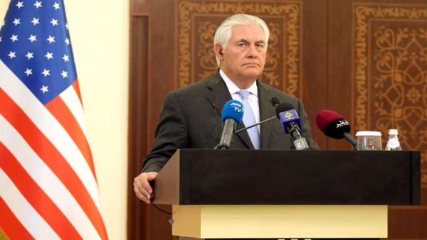 وزير الخارجية الأمريكي ريكس تيلرسون