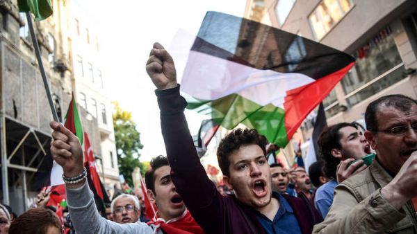 جانب من الاحتجاجات في تركيا