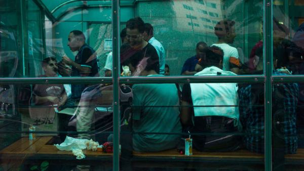 لاجئون يمنيون في جزيرة جيجو بكوريا الجنوبية