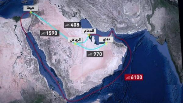 مشروع لخط سكك حديد يربط "اسرائيل" والبحر المتوسط بدول منطقة الخليج