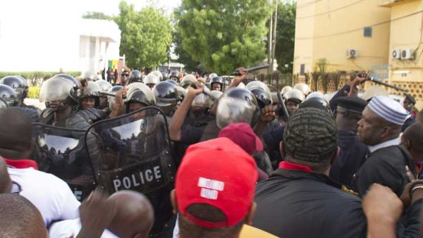 من المظاهرات في مالي