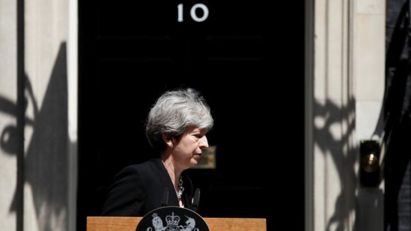 وزيرة الخارجية البريطانية تيريزا ماي