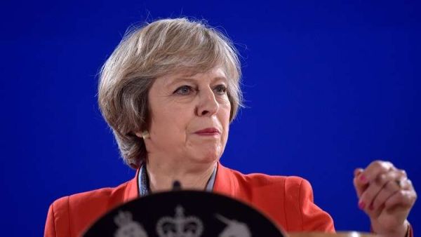 رئيسة الوزراء البريطانية تيريزا ماي