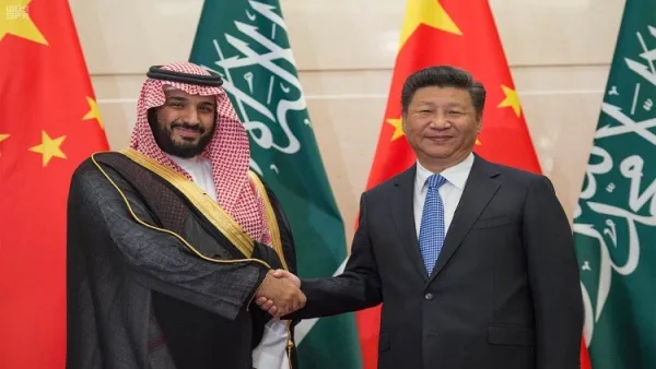 محمد بن سلمان بن عبدالعزيز ولي ولي العهد السعودي خلال زيارته لليابان 