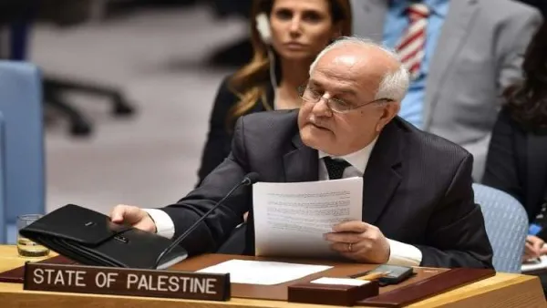 السفير الفلسطينين لدى الأمم المتحدة رياض منصور
