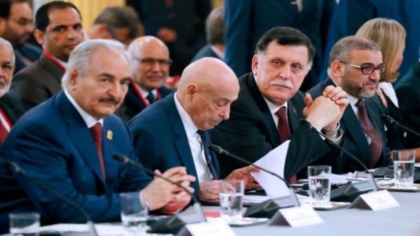 ترحيب بالاتفاق الذي جرى بين السراج حفتر