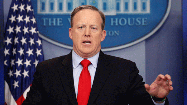 المتحدث باسم البيت الابيض شون سبايسر