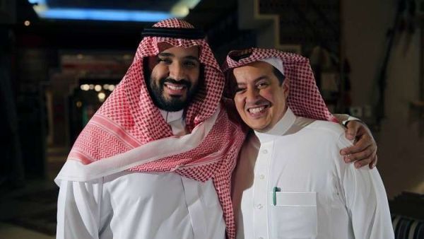 الدخيل مع ولي عهد السعودية محمد بن سلمان