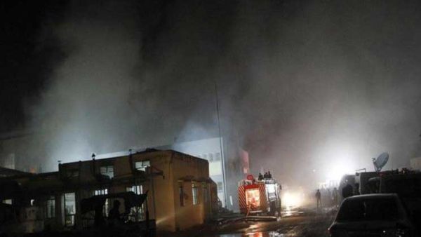 انتشال عشرين جثة متفحمة من انقاض المصنع الواقع في اقليم بالاغات