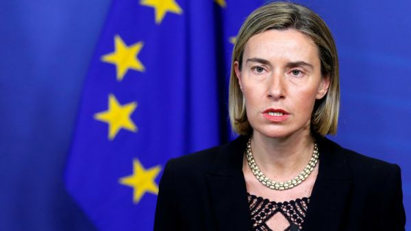 مسؤولة السياسة الخارجية في الاتحاد الأوروبي فيديريكا موغيريني 
