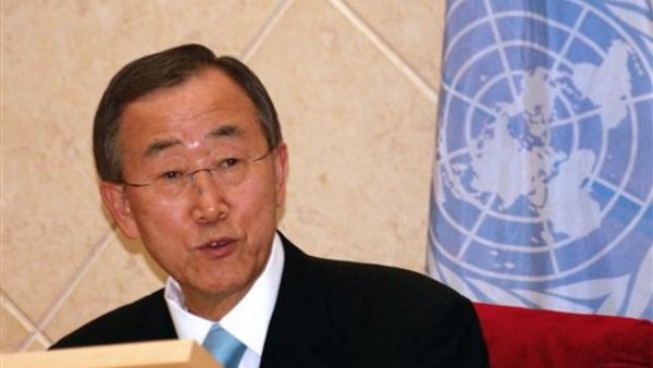 بان كي مون يبحث الأوضاع في المنطقة