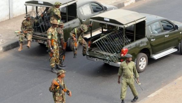 Nigerian police on patrol. (AFP/File)