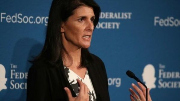 US Ambassador to the UN Nikki Haley (AFP/File Photo)	
