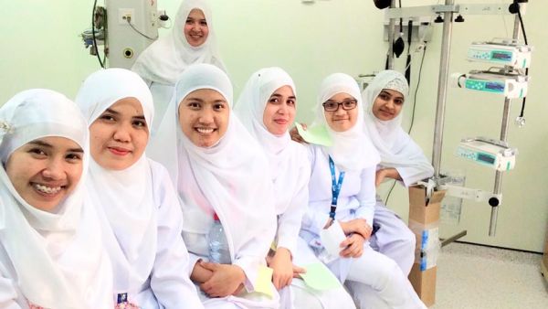 A recruitment picture to hire nurses for Saudi Arabia. (File)
