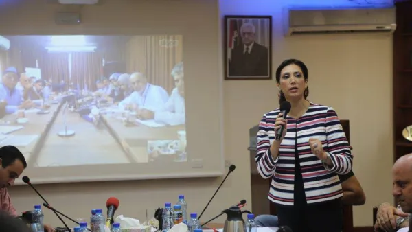 السيدة عوض تترأس اجتماعاً مركزياً للفريق الوطني للتعداد العام 2017  في دولة فلسطين