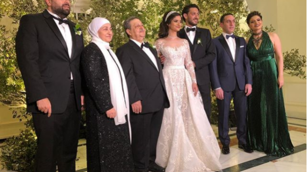 من حفل الزفاف (instagram.com/ghena.hariri)
