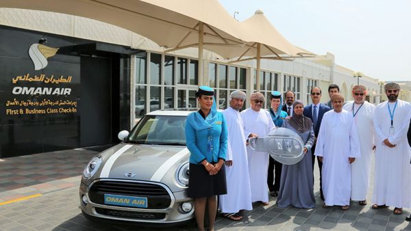 Mouza Al Kindi of Bahwan Travel Agency was rewarded with a brand new Mini Cooper in recognition of her excellent sales in the second quarter of 2017.
