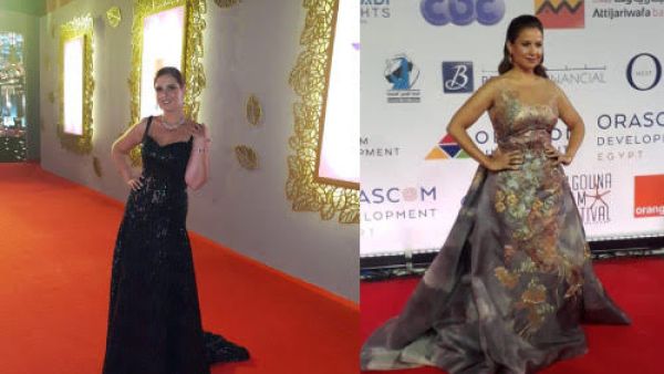 إطلالات النجمات في حفل افتتاح مهرجان الجونة السينمائي