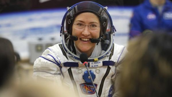 NASA astronauts Anne McClain and Christina Koch were supposed to take part in the first-ever all female spacewalk this week (Twitter)