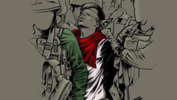 كاريكاتير للطفل فوزي الجنيدي
