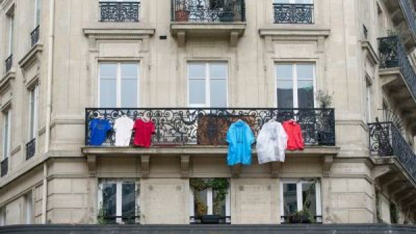 Hanging out your clothes on the balcony in Kuwait will now subject you to a hefty fine. This is the new municipal regulations.  (AFP/File Photo)	