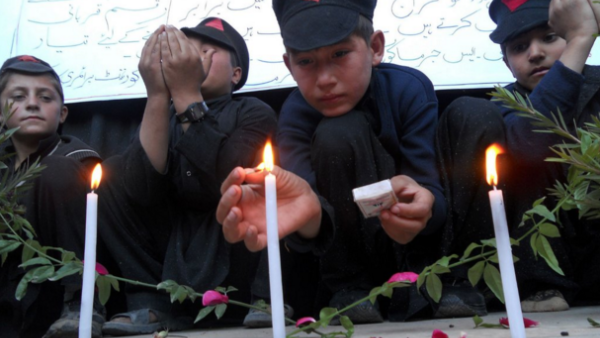 The prime minister vowed revenge at a ceremony attended by thousands. (Twitter)