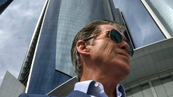 The film 'The Misfits,' starring Hollywood star Pierce Brosnan is shooting in Abu Dhabi. (Source: piercebrosnanofficial - Instagram)
