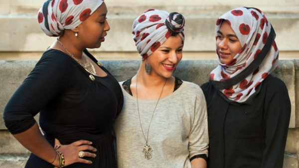 Some feel that Muslim women are being pressured into buying a poppy hijab in order to prove their patriotism. (Twitter)