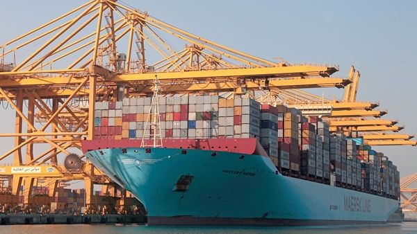Magleby Maersk at Jebel Ali’s Terminal 2