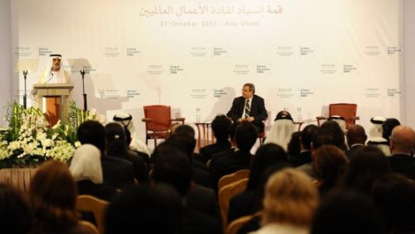 Sheikh Nahyan bin Mubarak Al Nahyan, Minister of Higher Education & Scientific Research and Dipak C. Jain, Dean of INSEAD Sheikh Nahyan bin Mubarak Al Nahyan, Minister of Higher Education & Scientific Research and Dipak C. Jain, Dean of INSEAD