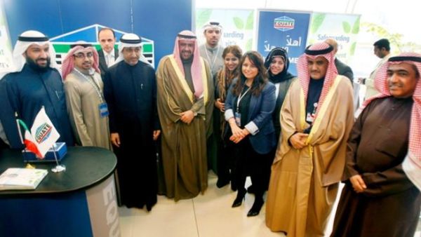 Sheikh Ahmad Al-Fahad at EQUATE booth Sheikh Ahmad Al-Fahad at EQUATE booth