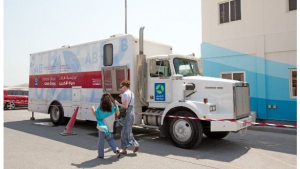 UDC employees support Hamad Hospital Blood Bank 
