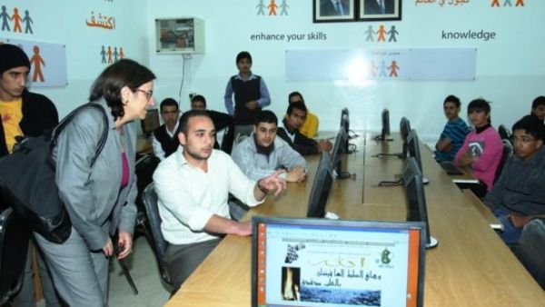computer lab at the Salt Secondary School for Boys from Orange