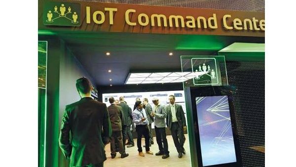 Visitors at the Etisalat stand at the Gitex Innovation week at Dubai World Trade Centre. (Ahmed Ramzan/Gulf News)