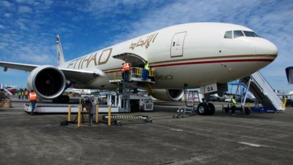 Etihad Crystal Cargo today launched its new Boeing 777 Freighter operations from Abu Dhabi to Hahn in Germany Etihad Crystal Cargo today launched its new Boeing 777 Freighter operations from Abu Dhabi to Hahn in Germany