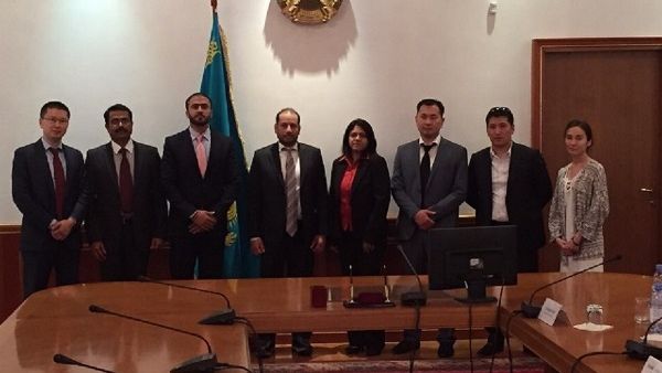 Kazakhstan Customs officials receiving Dubai Customs delegation Kazakhstan Customs officials receiving Dubai Customs delegation