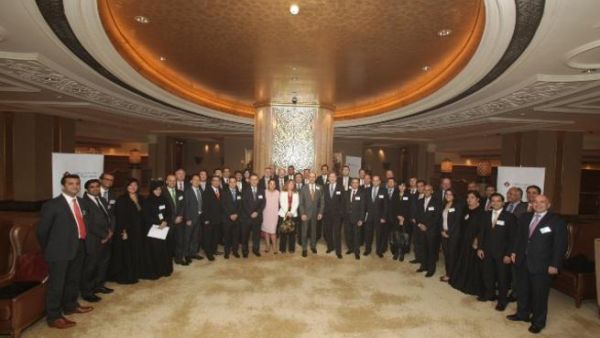 A group picture following signing ceremony