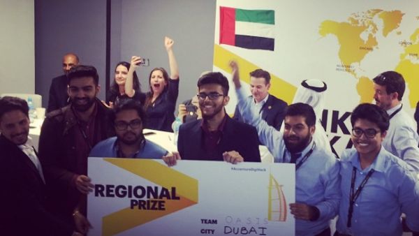 Team “OASIS” won the Dubai challenge with a prototype of an Internet of Things (IoT) platform that can help conserve water.