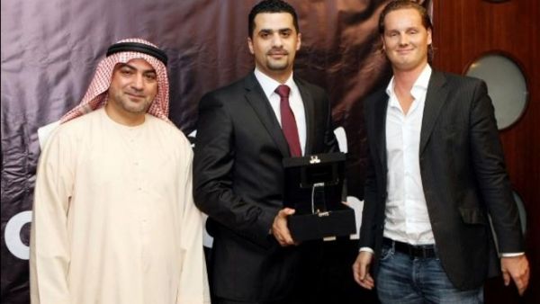 Hanai Atatreh, Executive Director of Ad-notam Middle East, Finn Orthman, Executive Director of Sales at Ad-notam worldwide, and Ahmad Ibrahim, General Manager of Ad-notam Middle East