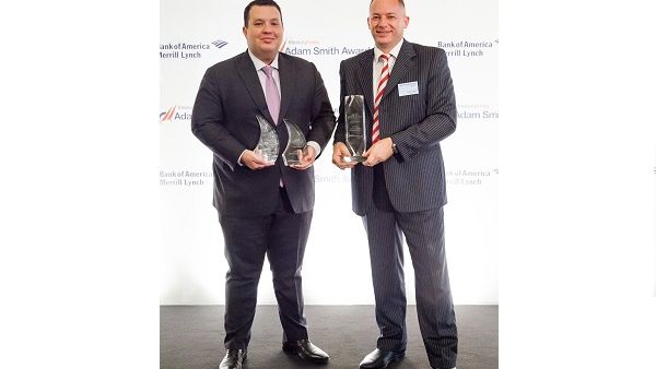 Adam Boukadida, left - Ricky Thirion, right - Adam Smith Awards