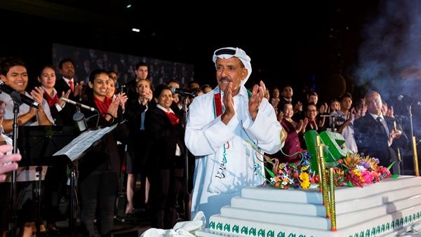 Al Habtoor Group 45th anniversary cake cutting Al Habtoor Group 45th anniversary cake cutting