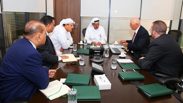 Al Habtoor Group senior management during the meeting with the Slovakian Ambassador Al Habtoor Group senior management during the meeting with the Slovakian Ambassador