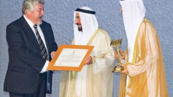 His Highness Dr Shaikh Sultan Bin Mohammad Al Qasimi, giving the certificate to Motivate Publishing His Highness Dr Shaikh Sultan Bin Mohammad Al Qasimi, giving the certificate to Motivate Publishing