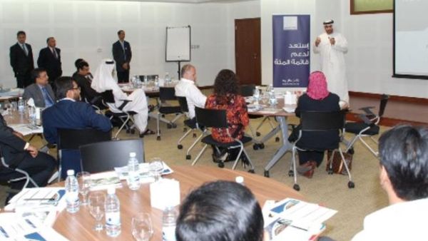 عبد الباسط الجناحي، المدير التنفيذي لمؤسسة محمد بن راشد لتنمية المشاريع الصغيرة والمتوسطة خلال ورشة العمل
