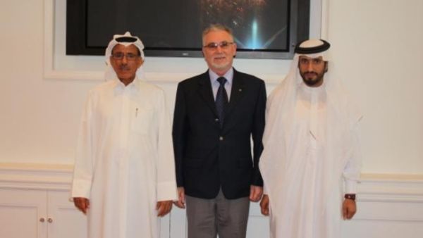 Khalaf Al Habtoor (left) with Ambassador of Bosnia and Herzegovina to the UAE and Bahrain (middle)