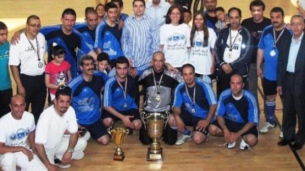 Arab Bank Champions with Executives